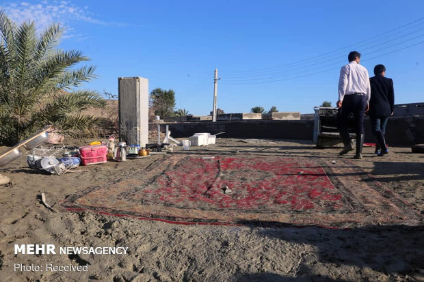 مشاهد المناطق المنكوبة بالسيول في محافظة سيستان وبلوشستان