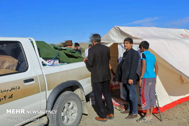 مشاهد المناطق المنكوبة بالسيول في محافظة سيستان وبلوشستان