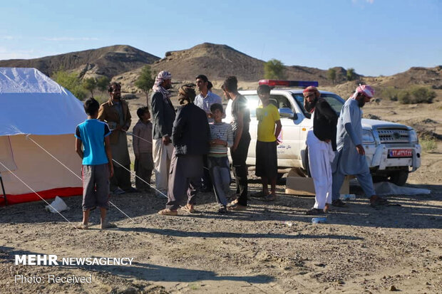 وضعیت روستاهای سیل زده شهرستان جاسک