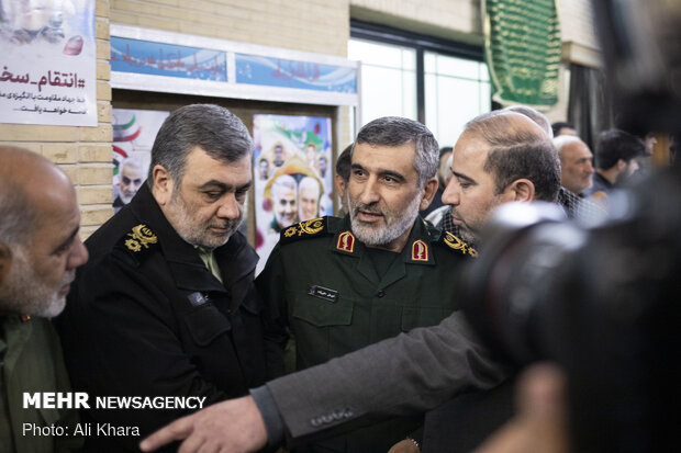 ورود سردار حاجی زاده به آیین بزرگداشت سپهبد شهید «قاسم سلیمانی»