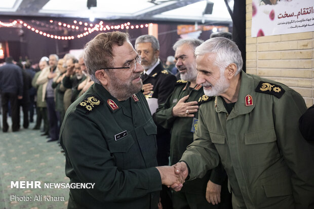 سرلشکر ایزدی در آیین بزرگداشت سپهبد شهید «قاسم سلیمانی»