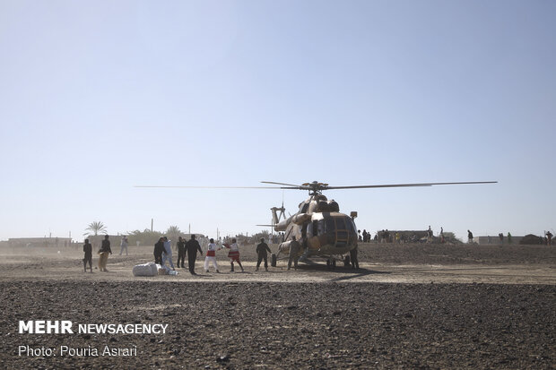 امدادرسانی سپاه در مناطق سیل زده سیستان و بلوچستان