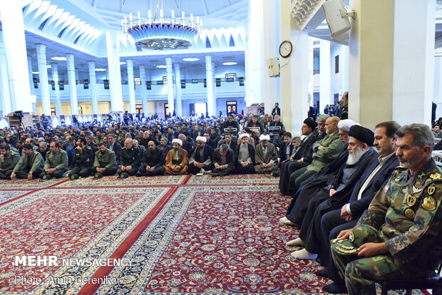 بزرگداشت جانباختگان حادثه هوایی تهران - اوکراین در حرم مطهر شاهچراغ(ع) شیراز