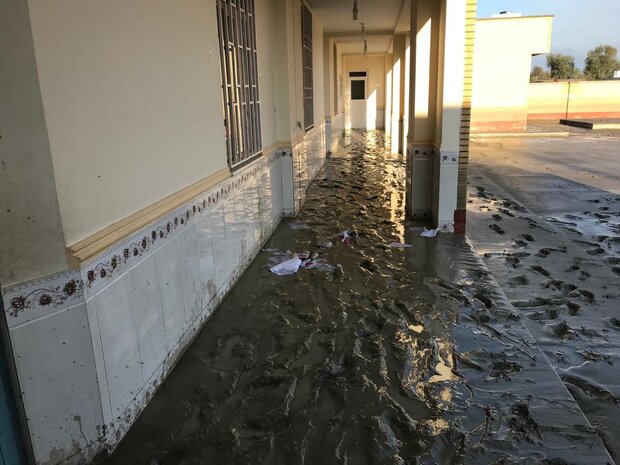 ۵۳ مدرسه جاسک بر اثر سیل و بارندگی آسیب جدی دیده اند
