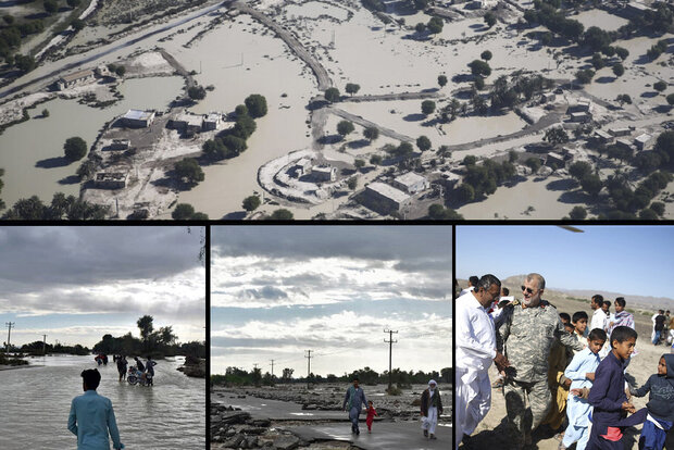 جنوب شرق ایران پس از باران/ امدادرسانی به سیل‌زدگان ادامه دارد