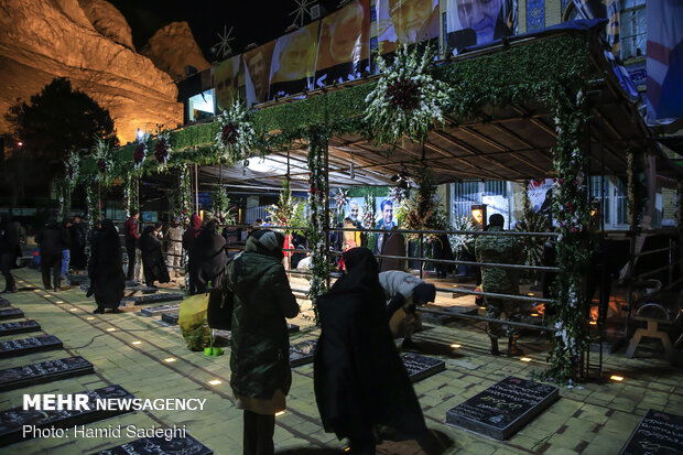 Seven days after burial of Marty Soleimani in Kerman