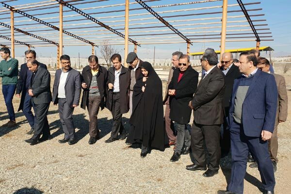 استاندار قزوین از عملیات اجرایی ساخت یک واحد گلخانه بازدید کرد