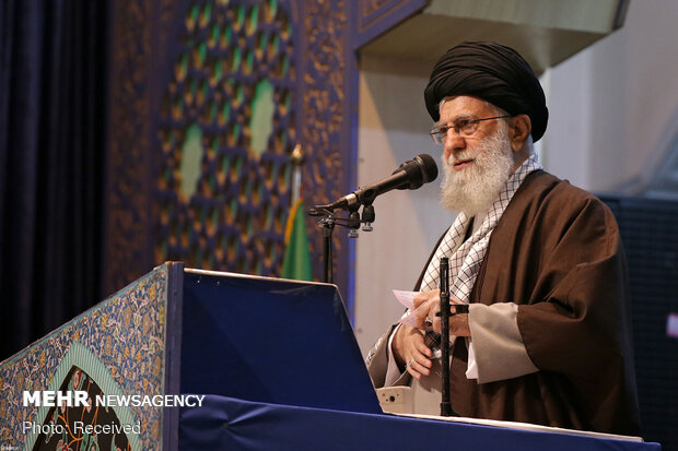 Ayatollah Khamenei in today’s Friday prayers