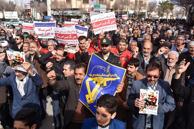  تجدید میثاق مردم ولایتمدار شهرضا با رهبری و آرمان‌های انقلاب