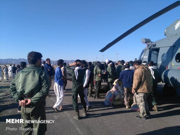 Relief-rendering situation in flood-hit areas in Sistan and Baluchestan prov.