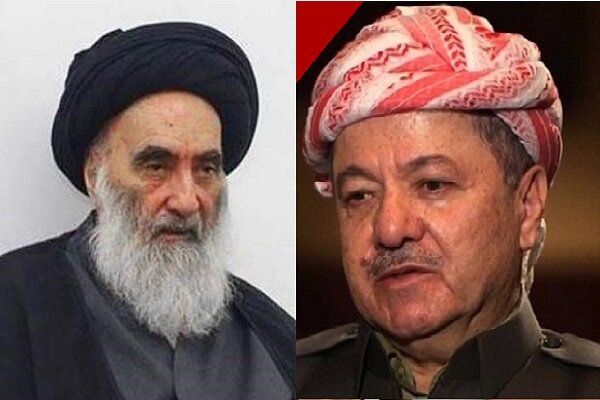 مەسعود بارزانی نامەیەکی بۆ ئایەتوڵڵا سیستانی نارد مەسعود بارزانی نامەیەکی بۆ ئایەتوڵڵا سیستانی نارد