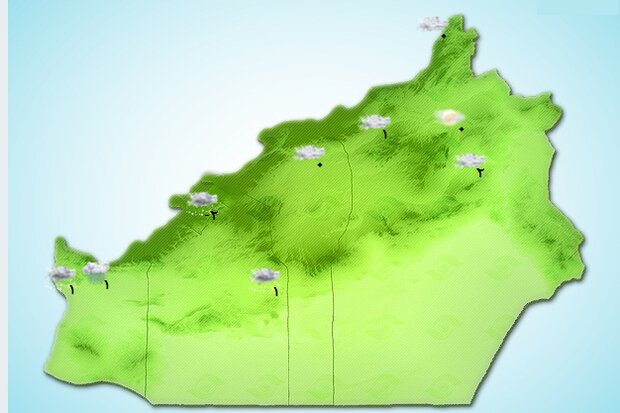 آسمان سمنان ابری است/ بارش برف آغاز شد آسمان سمنان ابری است/ بارش برف آغاز شد