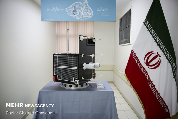 Delivering ceremony for Zafar 1, 2 satellites