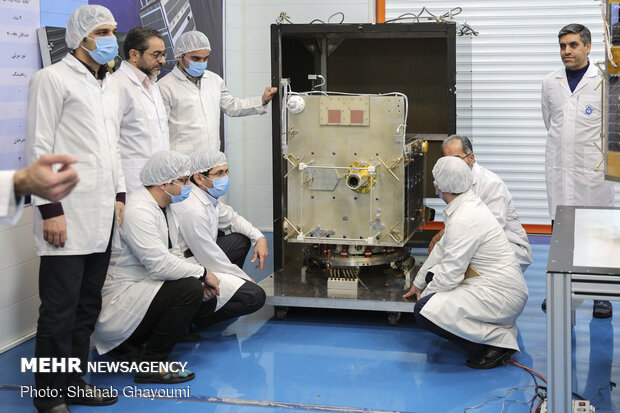 Delivering ceremony for Zafar 1, 2 satellites