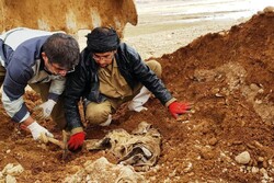 پیکر مطهر یک شهید دوران دفاع مقدس در بانه تفحص شد