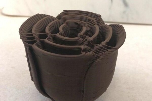 چاپگر سه بعدی برای تولید شکلات به اشکال مختلف
