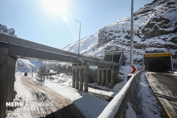 Pres. Rouhani inaugurates section I of Tehran-Shomal freeway