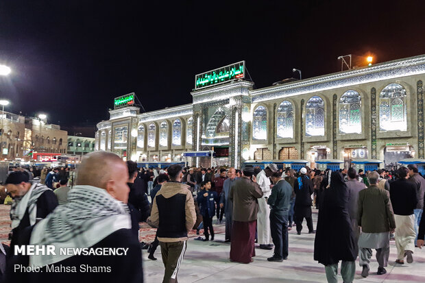 حال و هوای نجف و کربلا در شب زیارتی ارباب