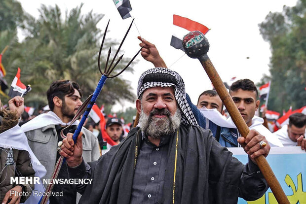 Iraqis’ anti-US rallies