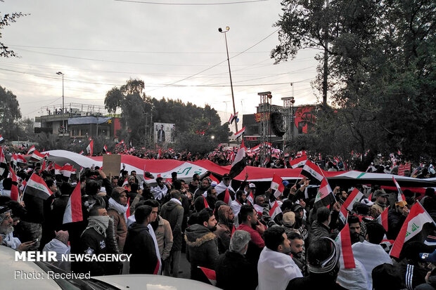 Iraqis’ anti-US rallies