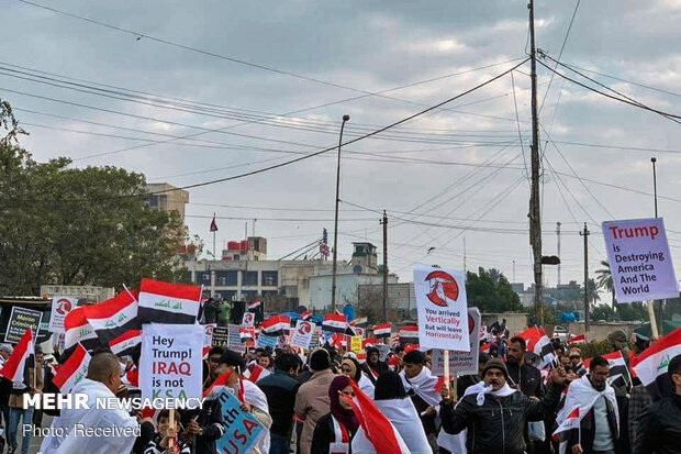 Iraqis’ anti-US rallies