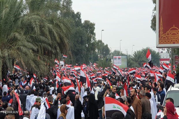 Iraqi demonstrators call for U.S. troop expulsion