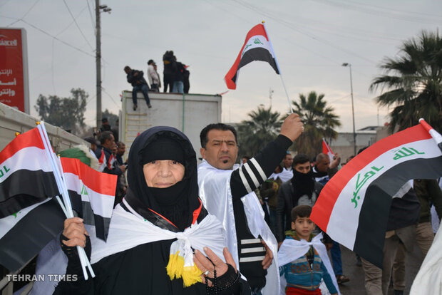 Iraqi demonstrators call for U.S. troop expulsion