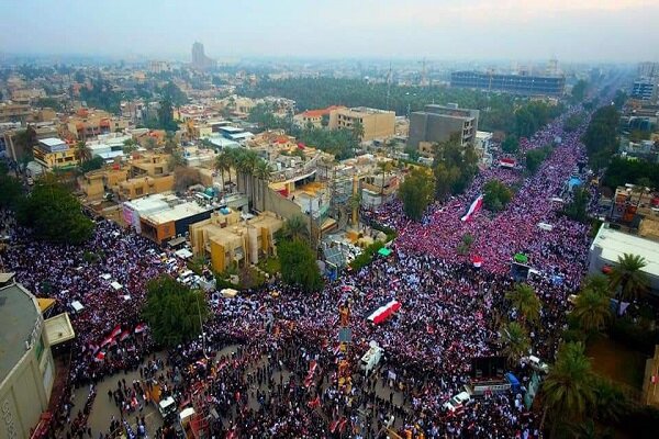  الشعب العراقي أكد مرة جديدة رفضه المطلق للاحتلال الأميركي لبلاده