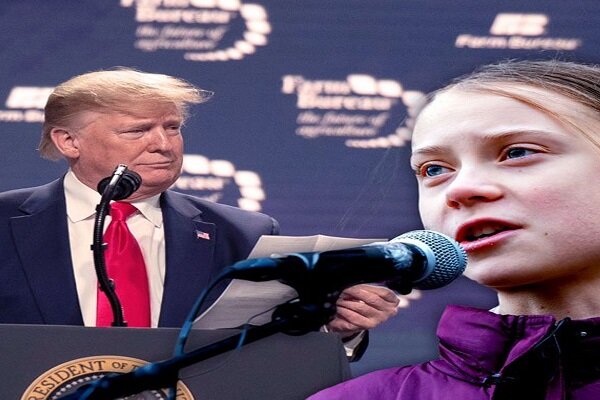 دعوای ادامه‌دار ترامپ با یک دختر نوجوان در داووس
