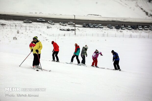 Papaei ski resort in Zanjan province