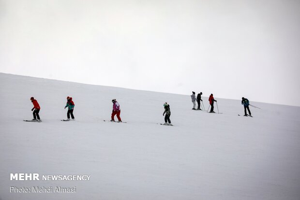 Papaei ski resort in Zanjan province