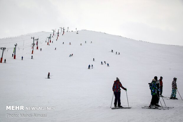 Papaei ski resort in Zanjan province