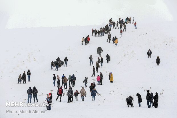 Papaei ski resort in Zanjan province