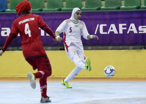 Iran beat Afghanistan at CAFA U19 Girl’s Futsal C'ship