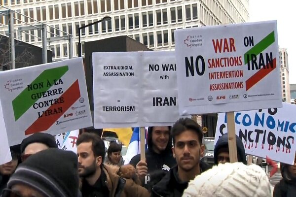 Anti-war protesters rally in Montreal  