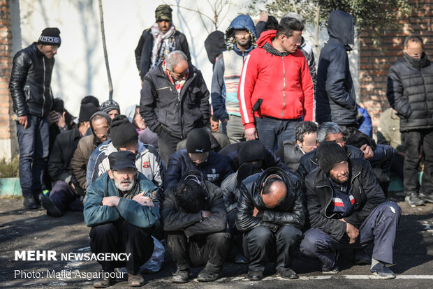 ۱۲۰ معتاد متجاهر استان مرکزی در ایام نوروز دستگیر شدند