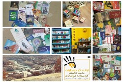 وێنەگرێکی سنەیی کتێبخانەی بۆ گوندی سلێن دروست کرد