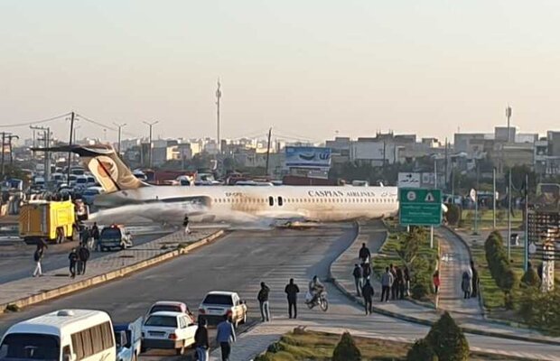 Plane skids off runway in SW Iran, no injuries