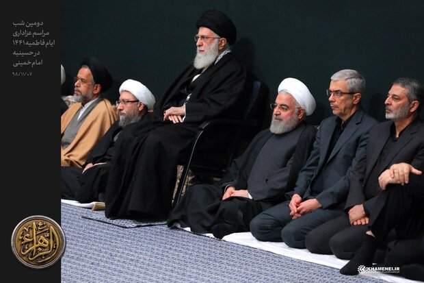 حسینیہ امام خمینی میں حضرت زہرا (س) کی شہادت کی مناسبت سے دوسری شب میں مجلس عزا