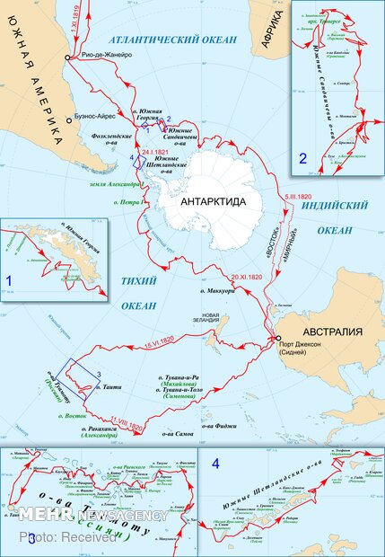 قطب جنوب در ۲۰۰ سال گذشته