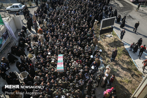 Funeral of an unknown martyr in Navy’s town