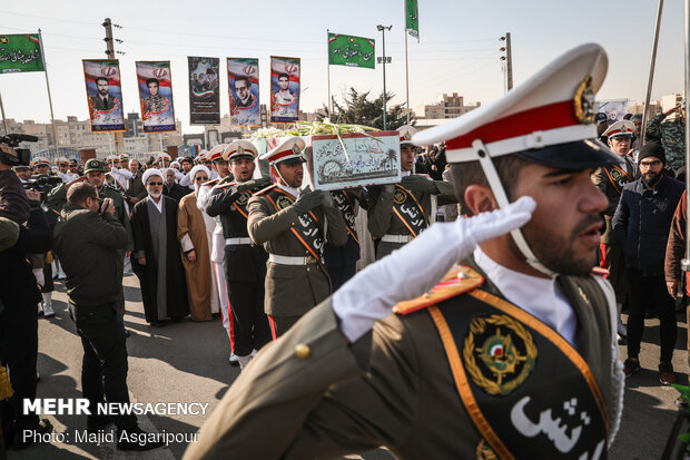 Funeral of an unknown martyr in Navy’s town