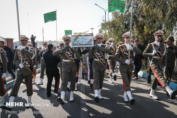 Funeral of an unknown martyr in Navy’s town