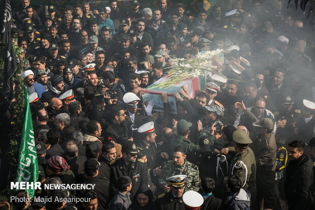 Funeral of an unknown martyr in Navy’s town