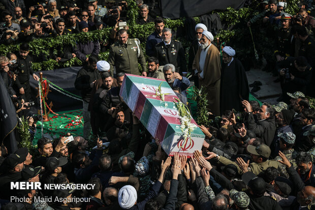 Funeral of an unknown martyr in Navy’s town