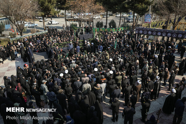 Funeral of an unknown martyr in Navy’s town