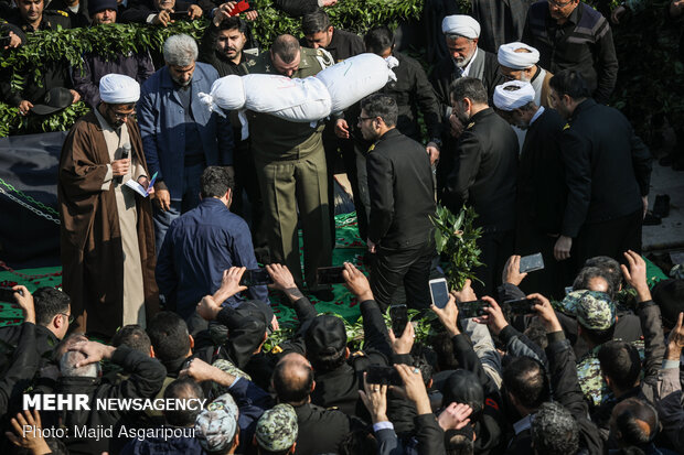 Funeral of an unknown martyr in Navy’s town
