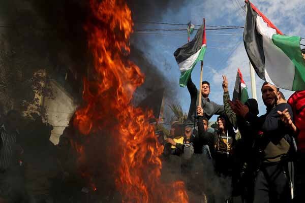 اعتراضات گسترده فلسطینی‌ها به معامله قرن و درگیری با صهیونیستها