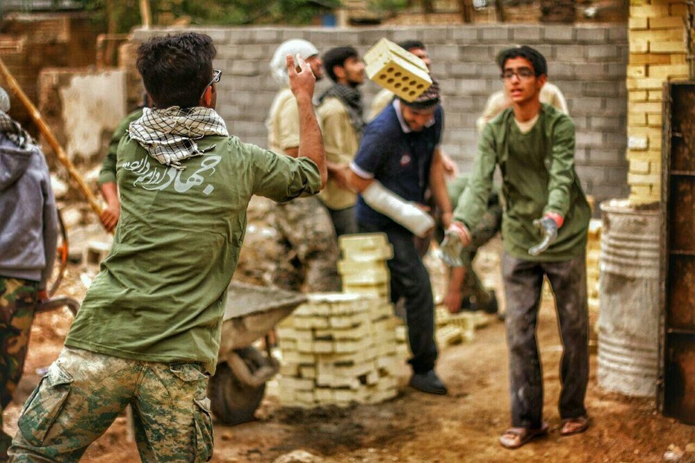 راه‌اندازی مهدکودک جهادی در مناطق سیل‌زده/بازسازی مناطق توسط گروه‌های جهادی در ایام نوروز