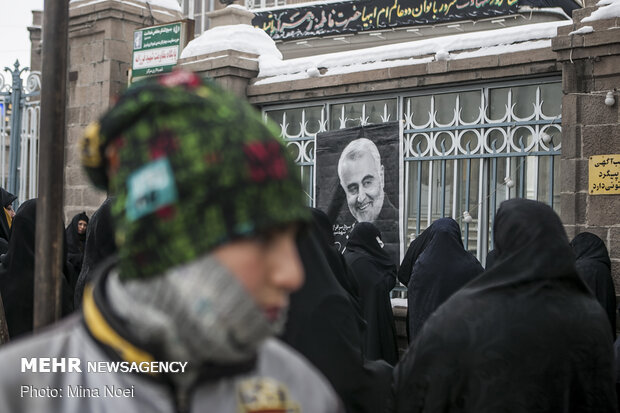 اجتماع بزرگ فاطمیون در تبریز